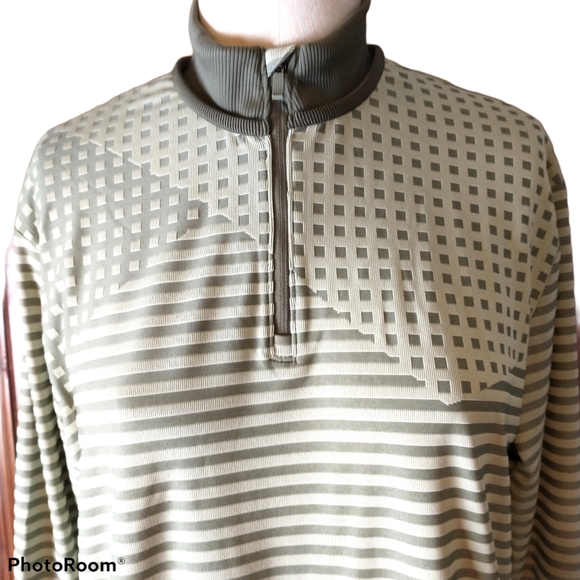 Nike Dri-Fit Golf UV Ace 1/2 Zip Top Green LG - Picture 6 of 13